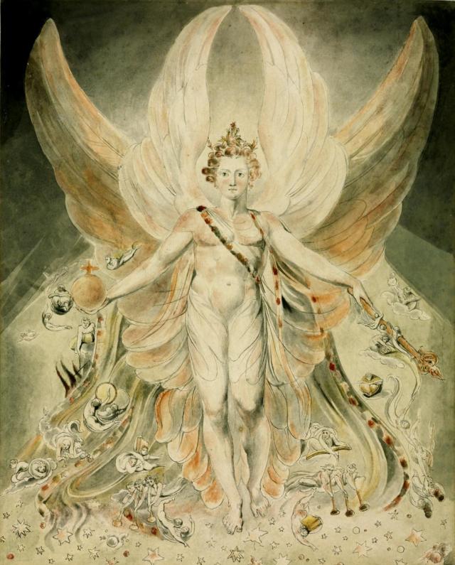 Satan in his Original Glory: 'Thou wast Perfect till Iniquity was Found in Thee' c.1805 by William Blake 1757-1827